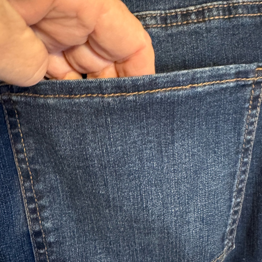 NWT RETAIL: $55 Kim Rogers Straight Leg Tummy Control Jeans   8SHORT        #I - Picture 5 of 10